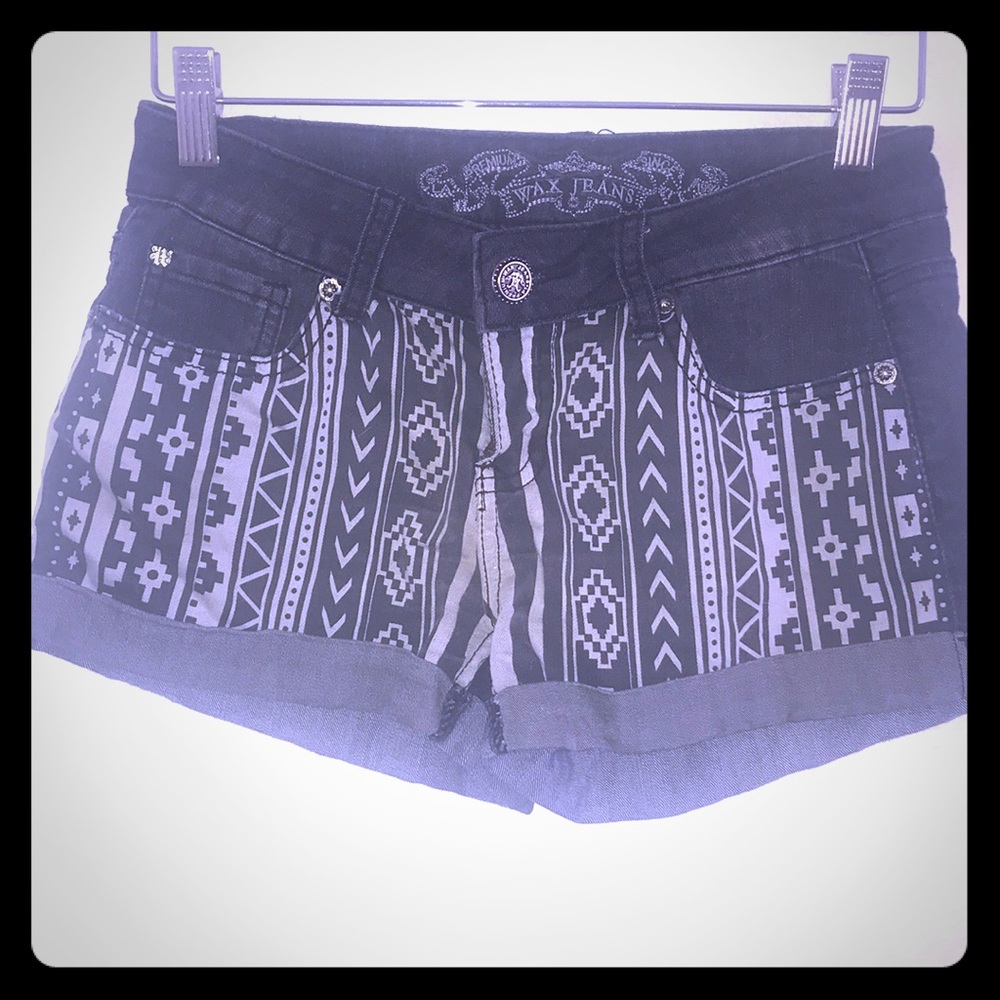 Denim shorts